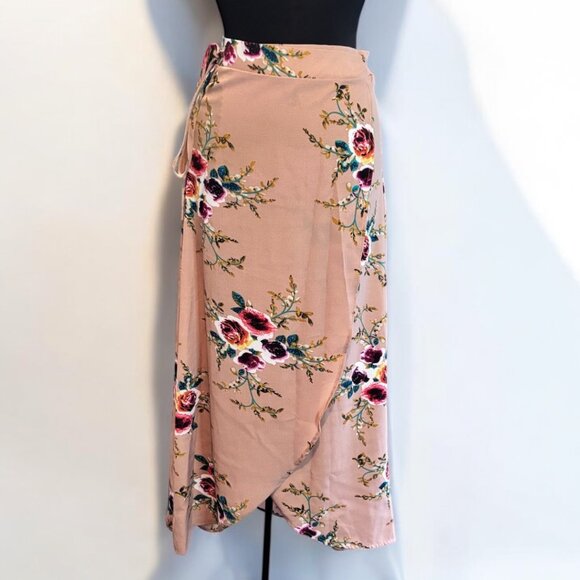 Floral Printed Tied Waist Skirt - Picture 5 of 6